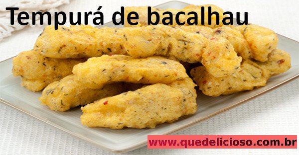 Tempura de bacalhau