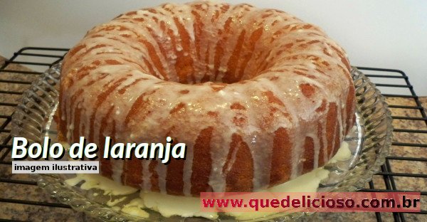 Bolo de laranja inteira