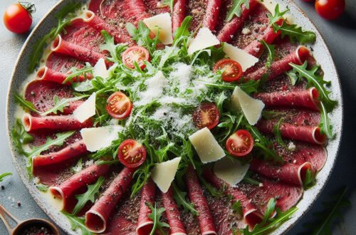 Carpaccio de carne bovina