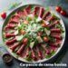 Carpaccio de carne bovina